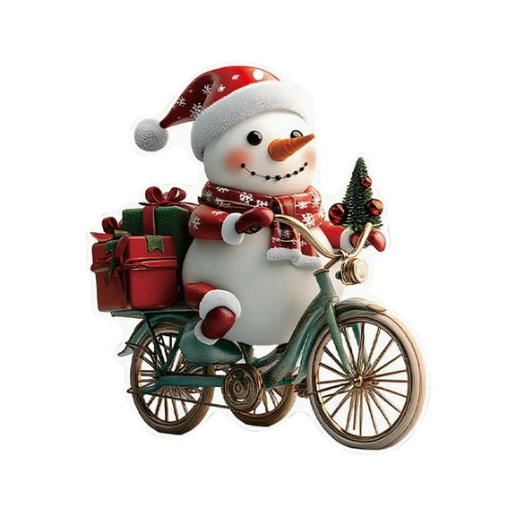 Beautynvta Christmas Tree Decorations, Cute Acrylic Hanging Ornament, Exquisite Santa Claus Snowman Reindeer Pendant, Cartoon Christmas Ornament Holiday Party Gifts