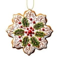 thumbnail image 1 of Beautynvta Christmas Tree Ornaments, 2D Acrylic Flat Snowflake Decoration Hanging Ornament, Holiday Decor, Festive Decoration Pendant for Home and Party, 1 of 4
