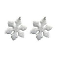 thumbnail image 1 of Beautynvta Christmas Tree Ornaments, White Glittering Foam Snowflake Hanging Pendants, Christmas Hanging Snowflake Decor for Xmas Tree, Home, Party‌, Christmas Decorations, 1 of 6