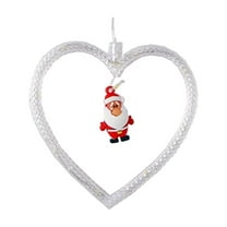 Beautynvta Christmas Window Lights, Suction Cup Christmas Lights for Window, Christmas Tree, Star, Bell, Snowflake, Heart, Warm White LED Battery Operated Christmas Window Decorations