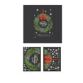 thumbnail image 1 of Beautynvta Christmas Window Stickers, Christmas Wreath Glass Stickers, Merry Christmas Wreath with Red Bow Window Clings Decorations, Large DIY Wreath Wall Window Door Decal Sticker, 1 of 6