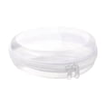 thumbnail image 1 of Beautynvta Clear Zipper Pouches, Waterproof Portable Hard Shell Zipper Case, Travel Organizer, Cosmetic Bag, Toy Storage Bins for Travel Home Storage, White, 1 of 6