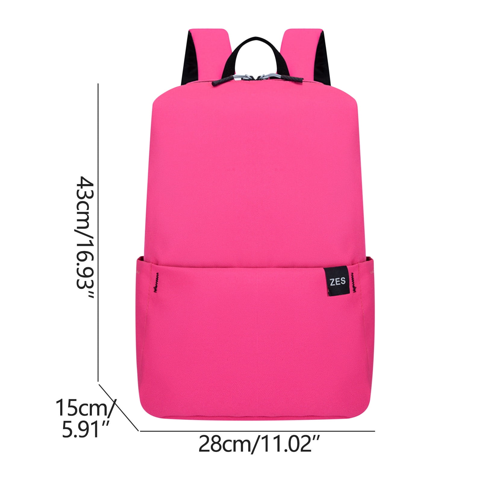 Beautynvta Backpack for School, Solid Color School Bag with Strong