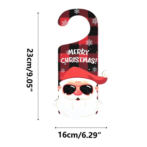 Beautynvta Christmas Hanging Ornament, Wooden Merry Christmas Sign Hanging Ornament, Christmas Tree Small Wooden Plaque Pendant for Christmas Tree Outdoor Decor