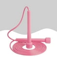 thumbnail image 1 of Beautynvta Jump Rope, Lightweight Training Rope for Fitness and Exercise, Skipping Ropes Rapid Speed for Exercise & Slim Body Jumprope at Home School Gym, 110", Pink, 1 of 7