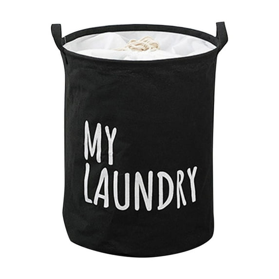 Beautynvta Laundry Basket, Heavy Duty Large Laundry Bag Laundry Hamper Quilt Storage Bag, Clothes Organizer Travel Laundry Bag for Camp Home College Dorm, 13.8" x 17.7"