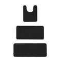 thumbnail image 1 of Beautynvta Memory Foam Bath Mat Set, 3 Pieces Quick-Dry Absorbent Bath Mats and U-Shaped Contour Rug for Bathroom, Non-Slip and Soft Comfortable, Black, 1 of 8