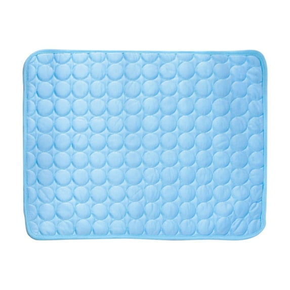 Beautynvta Pet Cooling Mat, Summer Ice Silk Dog Cooling Pad & Washable Pee Pad for Indoor and Outdoor, Waterproof and Non Slip Bottom, 11.8x15.7 In