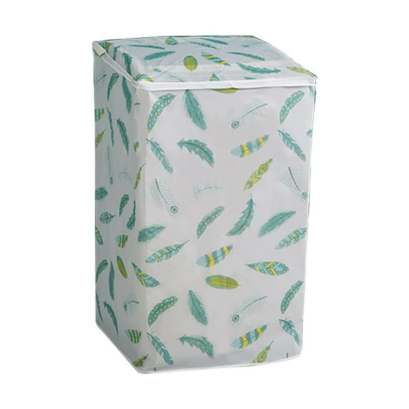 Beautynvta Washing Machine Cover, Foldable Washer and Dryer Dusty Protection Cover with Zipper, Lightweight and Water Proof Appliance Cover, 22" x 14.4" x 32.6"