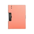 thumbnail image 1 of Beautynvta Clipboard Folder, A4 Foldable Clipboard with Vertical Metal Clips, File Cover Work Folder Clipboards, 9.2''x12.5'', Pink, 1 of 6