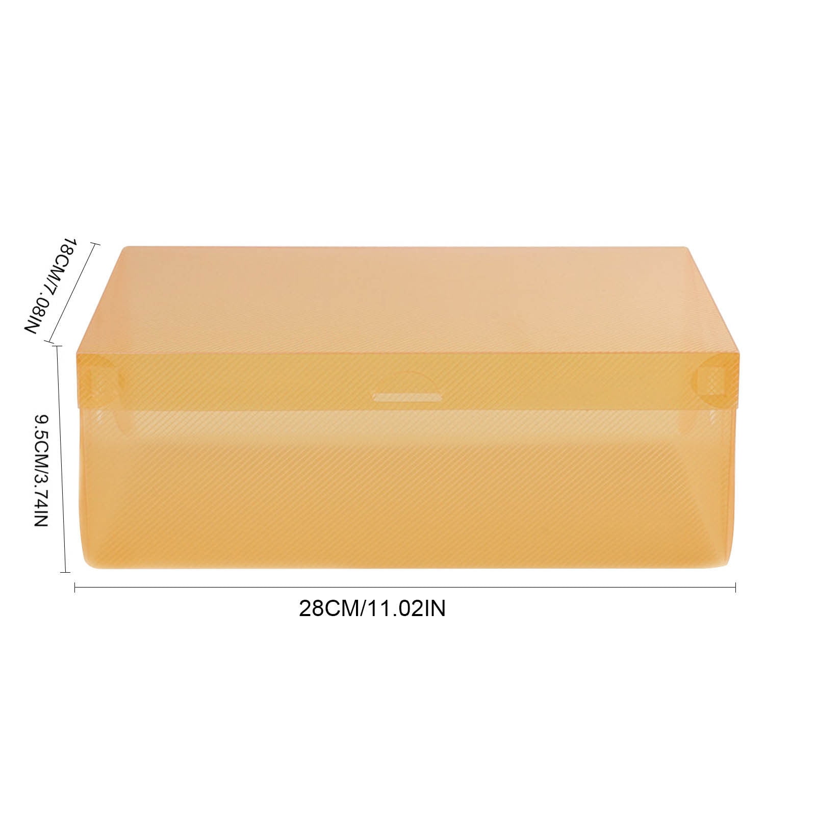 Beautynvta Colorful Storage Shoe Box, Flip Plastic Shoe Box, Foldable ...