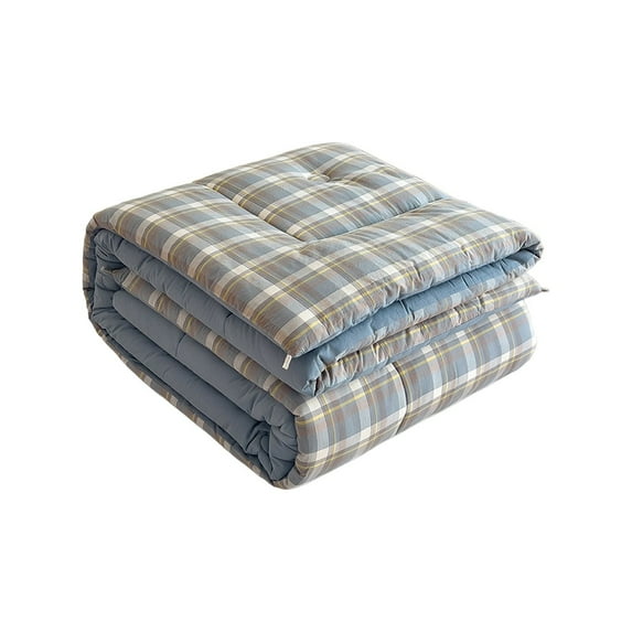 Beautynvta Comforters Full Size, All Season Duvet Insert, Soft Lightweight Washed Cotton Duvet Insert, Winter Comfortable Warm Bed Comforter, 78.7x90.5 Inch