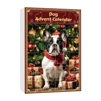 Beautynvta Dog Advent Calendar 2025, Christmas Countdown Calendars, 24 Day Countdown Calendar with 24 Pcs Acrylic Dog Pendants, Christmas Tree Ornaments, Xmas Gifts