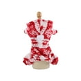 thumbnail image 1 of Beautynvta Dog Christmas Sweater Clothes, Winter Warm Soft Pajamas, Pet Dog Hooded Clothes for Small Medium Dog, Neckband 11.8'', Chest 13.8'', Back 7.9'', 1 of 8