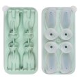 thumbnail image 1 of Beautynvta Dog Shaped Ice Tray Mold, 4 Cavity Silicone Ice Maker with Removable Lid, Reusable, Flexible, Easy Release, for Whiskey, Cocktails, Bourbon, 1 of 9