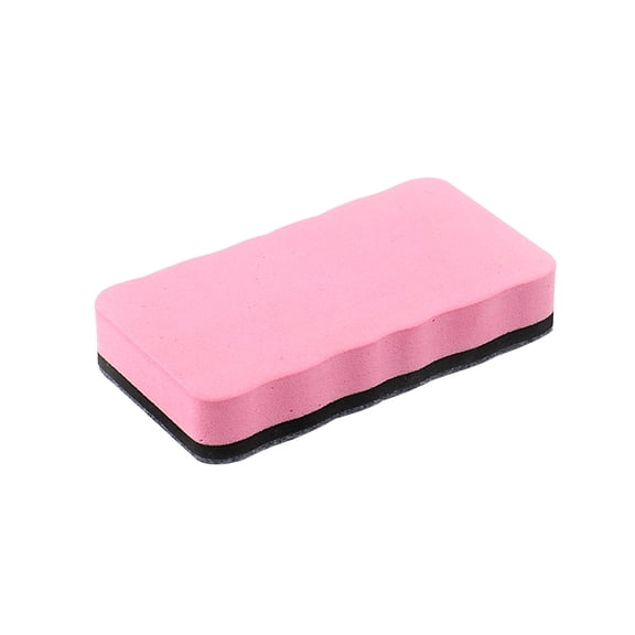 Beautynvta Dry Erase Erasers, Magnetic Whiteboard Dry Eraser Chalkboard Cleaner Board Wiper for Classroom Office Home, 4''x2''x0.8'', Pink