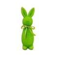 thumbnail image 1 of Beautynvta Easter Bunny Decorations, 9.6'' Flocked Bunny Statue with Bow, Cute Standing Rabbit Ornament for Easter Table Centerpiece Spring Garden Outdoor Decorations, 1 of 6