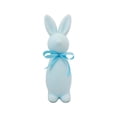 thumbnail image 1 of Beautynvta Easter Bunny Decorations, 9.6'' Flocked Bunny Statue with Bow, Cute Standing Rabbit Ornament for Easter Table Centerpiece Spring Garden Outdoor Decorations, 1 of 6