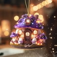 thumbnail image 1 of Beautynvta Easter Decoration, Exquisite 2D Acrylic Mushroom House Hanging Ornaments, Cute Bunny Decor, Personalized Easter Pendant for Tree, Car, Backpack Decor, 1 of 7