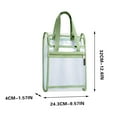 thumbnail image 1 of Beautynvta Expanding File Folder, Plastic Transparent Handbag, A4 Accordion File Folder, Portable Document Receipt Organizer, Multi-Pocket File Folder, 1 of 6