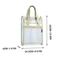 thumbnail image 1 of Beautynvta Expanding File Folder, Plastic Transparent Handbag, A4 Accordion File Folder, Portable Document Receipt Organizer, Multi-Pocket File Folder, 1 of 6