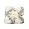 thumbnail image 1 of Beautynvta Faux Fur Throw Blanket, Fuzzy Lightweight Long Hair Shaggy Blanket, Fluffy Cozy Plush Fleece Comfy Microfiber Fur Blanket for Couch Sofa Bed, 27.6''x19.7'', 1 of 6
