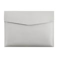 thumbnail image 1 of Beautynvta File Folder, Leather A4 Document Holder File Organizer Filing Envelope with Magnetic Snap Closure for Office Supplies, Gray, 1 of 5