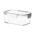 thumbnail image 1 of Beautynvta Food Storage Box with Lids, Plastic Lunch Containers, Sealed Leak Proof Bento Box Lunch Box Food Refrigerated Storage Box, Medium Size, White, 1 of 6