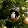thumbnail image 1 of Beautynvta Forest Animal Acorn Ornaments, 3.15'' Cozy Forest Animal in Acorn Ornaments for Christmas Tree, Personalized Acrylic Hanging Ornament, Gifts for Animals Lovers, 1 of 6