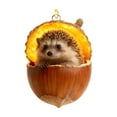 thumbnail image 1 of Beautynvta Forest Animal Acorn Ornaments, 3.15'' Cozy Forest Animal in Acorn Ornaments for Christmas Tree, Personalized Acrylic Hanging Ornament, Gifts for Animals Lovers, 1 of 3