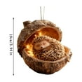 thumbnail image 1 of Beautynvta Forest Animal Acorn Ornaments, 3.94'' Sleeping Forest Animal in Acorn Ornaments for Christmas Tree, Personalized Acrylic Hanging Ornament, Gifts for Animals Lovers, 1 of 5