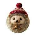 thumbnail image 1 of Beautynvta Forest Animal Christmas Ornaments, 3.15'' Cute Forest Animal Christmas Tree Ornaments, Personalized Acrylic Hanging Ornament, Gifts for Animals Lovers, 1 of 5