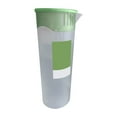 thumbnail image 1 of Beautynvta Fridge Door Water Jar, 1 L Plastic Clear Pitcher with Lid and Spout, Large Iced Tea Pitcher for Coffee, Juice and Homemade Beverage, Green, 1 of 6