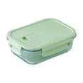 thumbnail image 1 of Beautynvta Glass Bento Box, 640ml Square Meal Prep Container with Airtight Lid, Glass Lunch Containers,Food Prep Lunch Box, Microwave & Dishwasher Safe, 1 of 6
