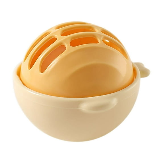 Beautynvta Hair Remover for Laundry, Round Laundry Ball, Reusable Clothes Anti Winding Adsorption Hair Catcher, Cats Dogs Hair Remover Balls for Washing Machine, Yellow