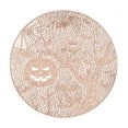 thumbnail image 1 of Beautynvta Halloween Placemat, Round Heat Insulation Pumpkin Tree Bat Placemats Table Mats Hollow Out Placemat PVC Place Mats for Dining Table Halloween Decoration, 1 of 6