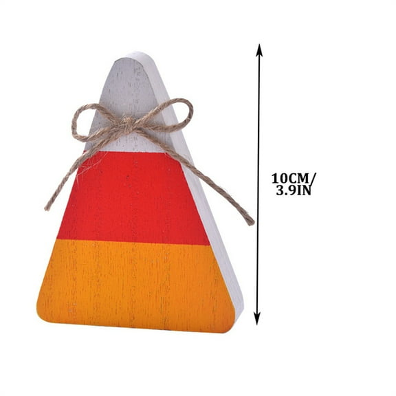 Beautynvta Halloween Wooden Decor, Cute Tiered Tray Decor, Halloween Table Sign, Ghost Bat Pumpkin Candy Corn Table Signs for Halloween Decorations