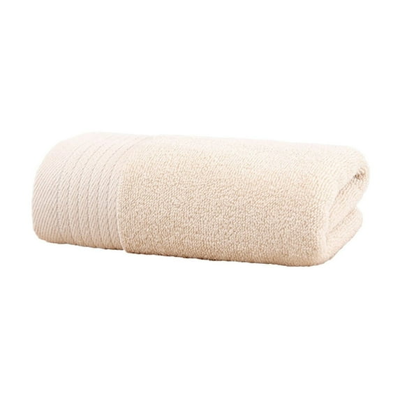 Beautynvta Hand Towel, 29.5x13.8 In Cotton Face Towel, Super Soft and Highly Absorbent Hand Towel for Bathroom, Gym, Shower, Hotel and Spa, Khaki