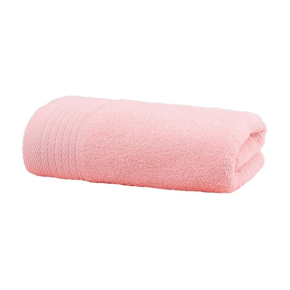 Beautynvta Hand Towel, 29.5x13.8 In Cotton Face Towel, Super Soft and Highly Absorbent Hand Towel for Bathroom, Gym, Shower, Hotel and Spa, Pink