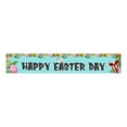 thumbnail image 1 of Beautynvta Happy Easter Banners for Outside, 19.6x118 Inch, Easter Yard Lawn Sign Backdrop Banner, Spring Easter Eggs Banner for Indoor Outdoor Easter Party Supplies, 1 of 6