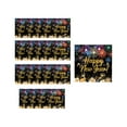 thumbnail image 1 of Beautynvta Happy New Year Tableware Set, Black and Gold 2026 Disposable Napkins with Fireworks and Champagne Designs, Paper Napkins Set, Serves 20, 1 of 6