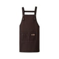 thumbnail image 1 of Beautynvta Heavy-Duty Cotton Canvas Apron with Adjustable Ties, Waterproof & Oil-Resistant Apron with 2 Pockets for Cooking, Baking, Grilling, Coffee, 1 of 6