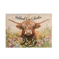 thumbnail image 1 of Beautynvta Highland Cow Wall Calendar, 2026 Wall Calendar, 12 Months Wall Calendar, Monthly Calendar with Twin-Wire Binding for Home Office Planning Organisers, 11"x8.5", 1 of 3