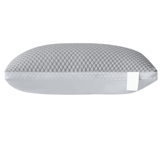 Beautynvta Ice Silk Cooling Pillow, Cooling Memory Foam Pillow, Bed Pillow for Back Side Stomach Sleep, Breathable Cervical Support for Office Chair, College Dorm, Gray