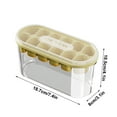 thumbnail image 1 of Beautynvta Ice Tray with Lid and Bin, Large Capacity Easy to Removable, Household Ice Storage and Making Box, Freezer Ice Tray for Drinks, Coffee and Cocktails, Whiskey, 1 of 2