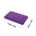 thumbnail image 1 of Beautynvta Inflatable Pillow, Flocked Fabric Air Pillow, Compact, Comfortable, Ergonomic Inflating Pillows for Neck & Lumbar Support While Camp, Hiking, Backpacking, 1 of 3