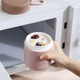 thumbnail image 1 of Beautynvta Insulated Soup Cup with Lid and Handle, Microwavable Soup Bowl Sealed Water Cup for Overnight Oats, Travel Cups, Oversized Coffee Mug, Cereal, Pink, 1 of 1