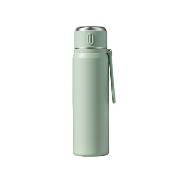 Beautynvta Insulated Water Bottle with Cup Lid, Portable 316 Stainless Steel Water Cup, Double-Wall Vacuum Insulation Thermos, Keep Drinks Hot or Cold for Hours