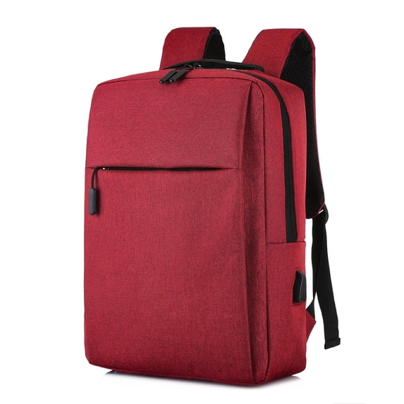 Beautynvta Laptop Backpack, Business Slim Backpack, Lightweight Travel Backpack, College Book Bag Computer Bag Gifts for Men Women, Red