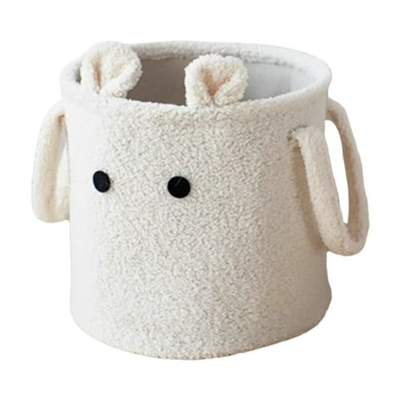 Beautynvta Large Laundry Basket, Collapsible Clothes Hamper with Reinforced Handles, Fabric Dirty Clothes Basket for College Dorm Bathroom Bedroom Laundry Room, 10.2x10.2x10.2 Inch